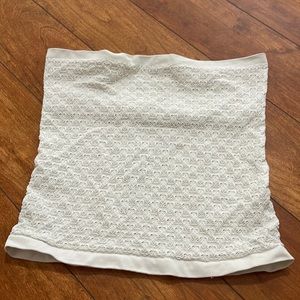 Free people strapless tank top. Size M/L. Slightly off white.